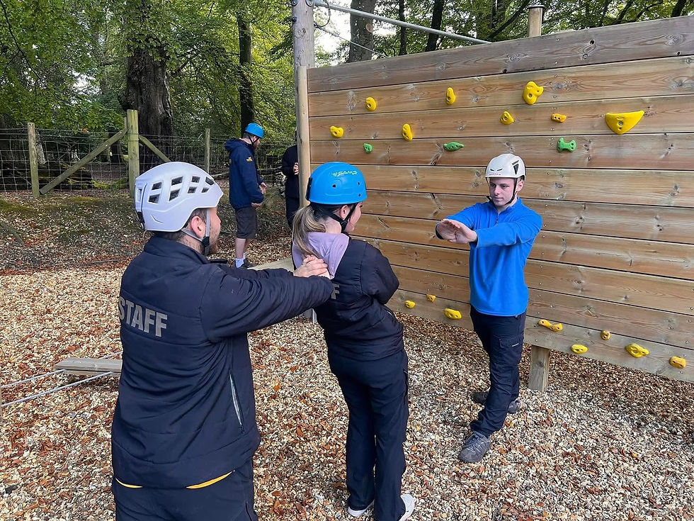 ERCA Low Ropes Trust Falls