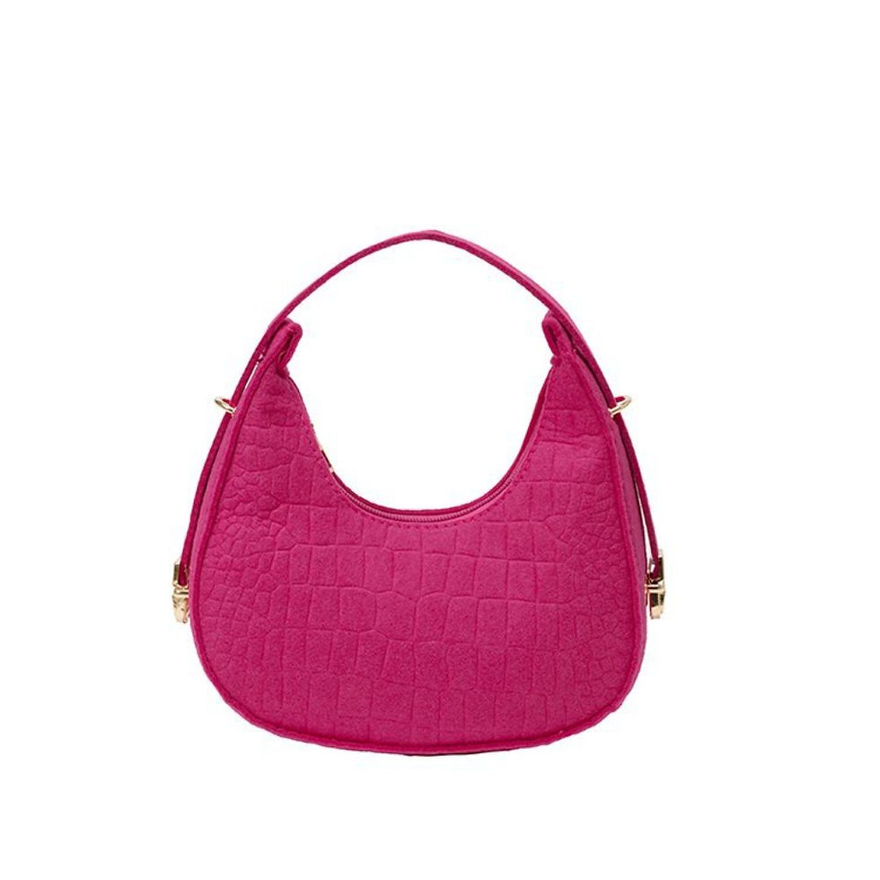 Thumbnail: Fashion Women's Top-Handle Bag Portable Shoulder Handbag Bolso Mujer Style Felt 