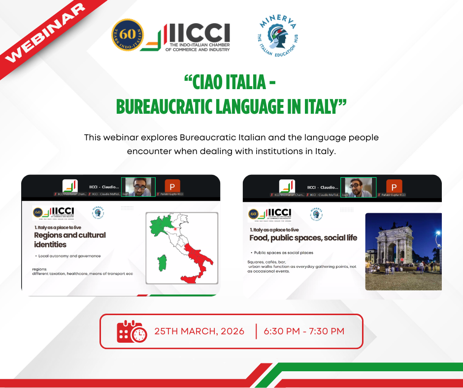Webinar : Ciao Italia – Bureaucratic language in Italy”