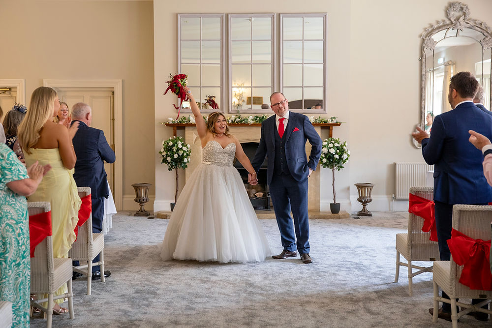 Willerby Manor Hotel, walking down the isle celebration