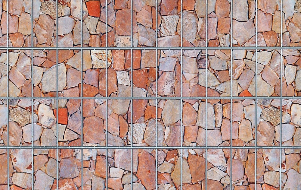 Sandsteinmauer / Schichtstein - Sichtschutz