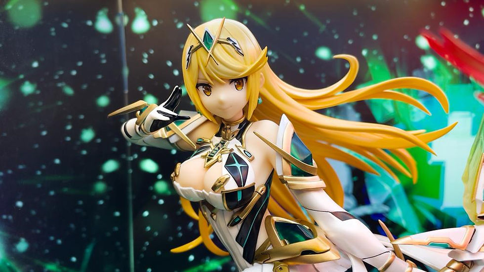 縮圖：GOOD SMILE COMPANY《Xenoblade2》光 焰 專用展示箱+原裝手辦一對