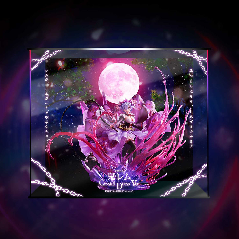 Thumbnail: RE:ZERO From Zero Demon Rem Crystal Suit Dedicated Display Box Crystal Version