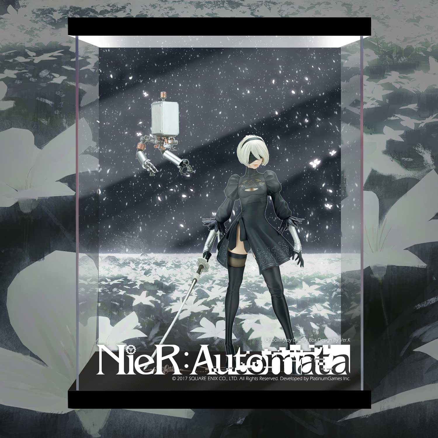 [極緻] FLARE 《Nier: Automata》 2B 專用展示箱 月光花版