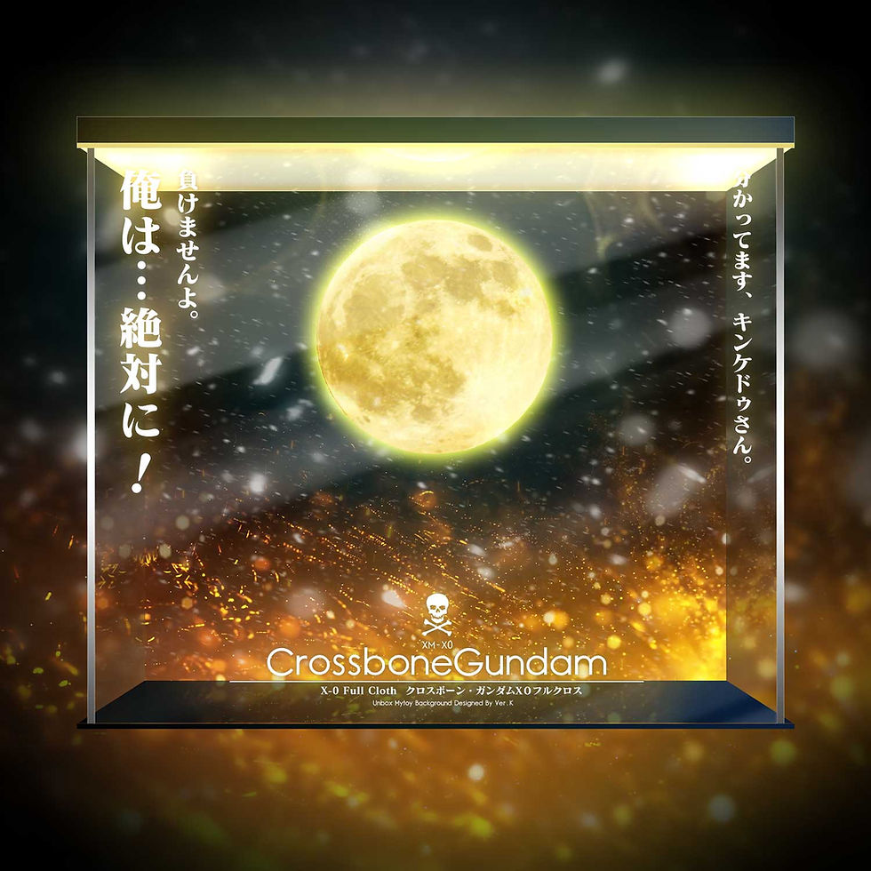 縮圖：Metal Build  Metal Build CrossBone Gundam X0 full cloth(X0FC)專用展示箱 XL