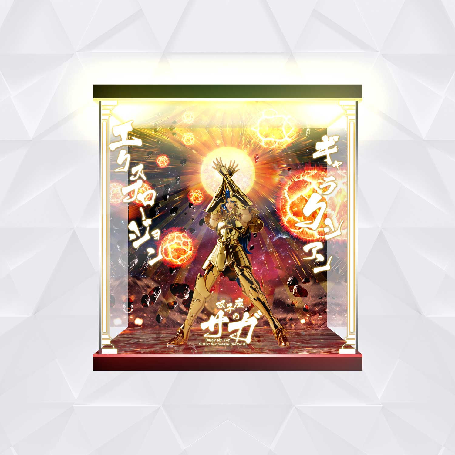 [Customization] Saint Seiya Myth Cloth Gold Cloth Gemini Special Display Box Starburst Edition
