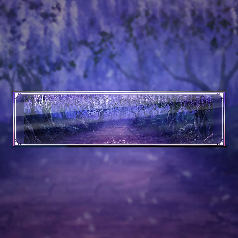 縮圖：鬼滅之刃 紫藤花 主題 展示箱XL