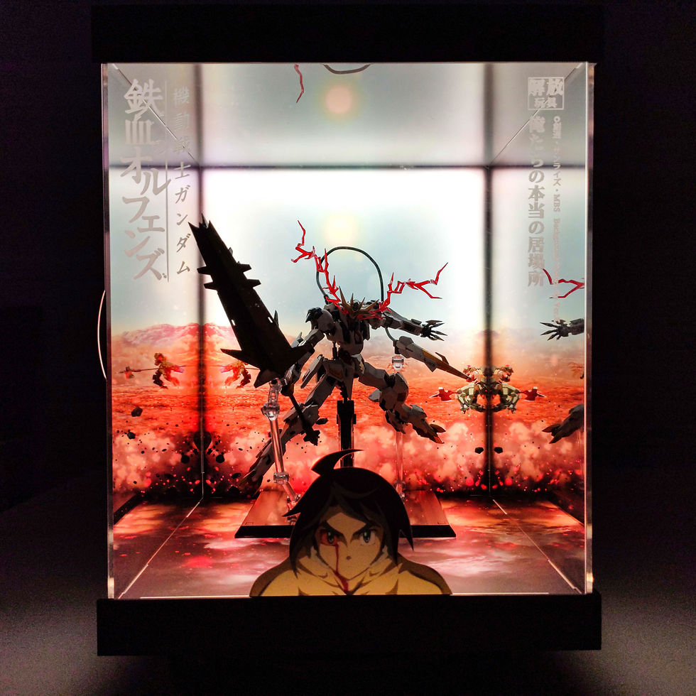 Thumbnail: Metal Robot Soul Barbatos Wolf King Dedicated Display Light Box
