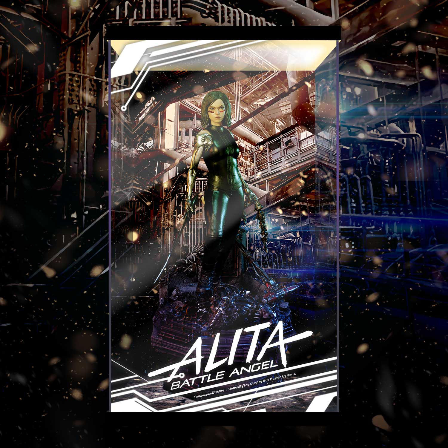 P1 STUDIO ALITA 銃夢 專用展示箱