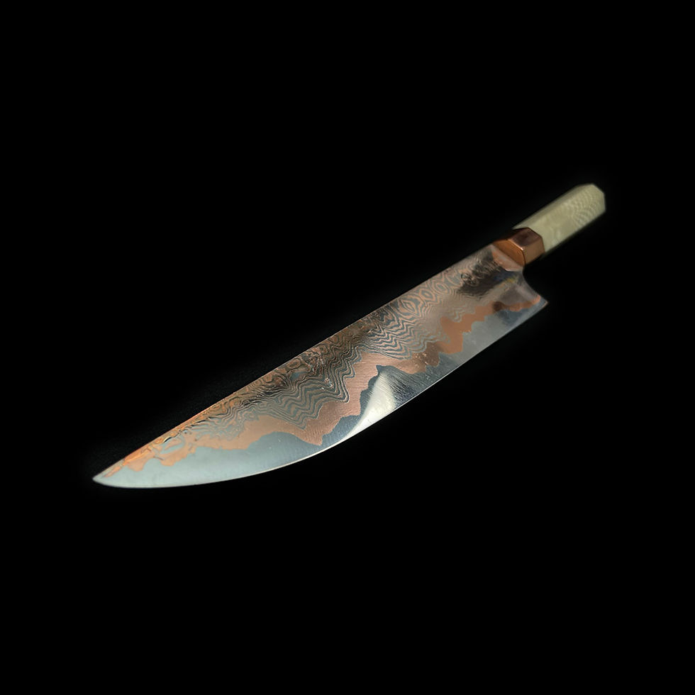 Miniaturbild: KohlerKnives FusionX Damast Chef Knife "Lady G"