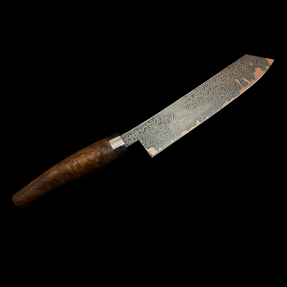 Thumbnail: KohlerKnives FusionX Damast Chef Knife Nepomuk "FusionX"