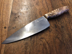 Chef Knife Damast Pappelmaser Bronze