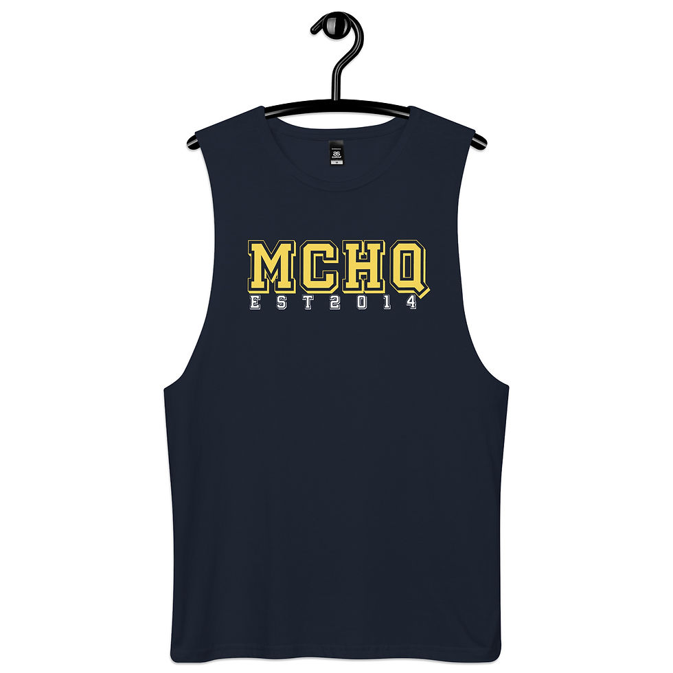 Thumbnail: MCHQ "Yellow Logo" drop arm tank top