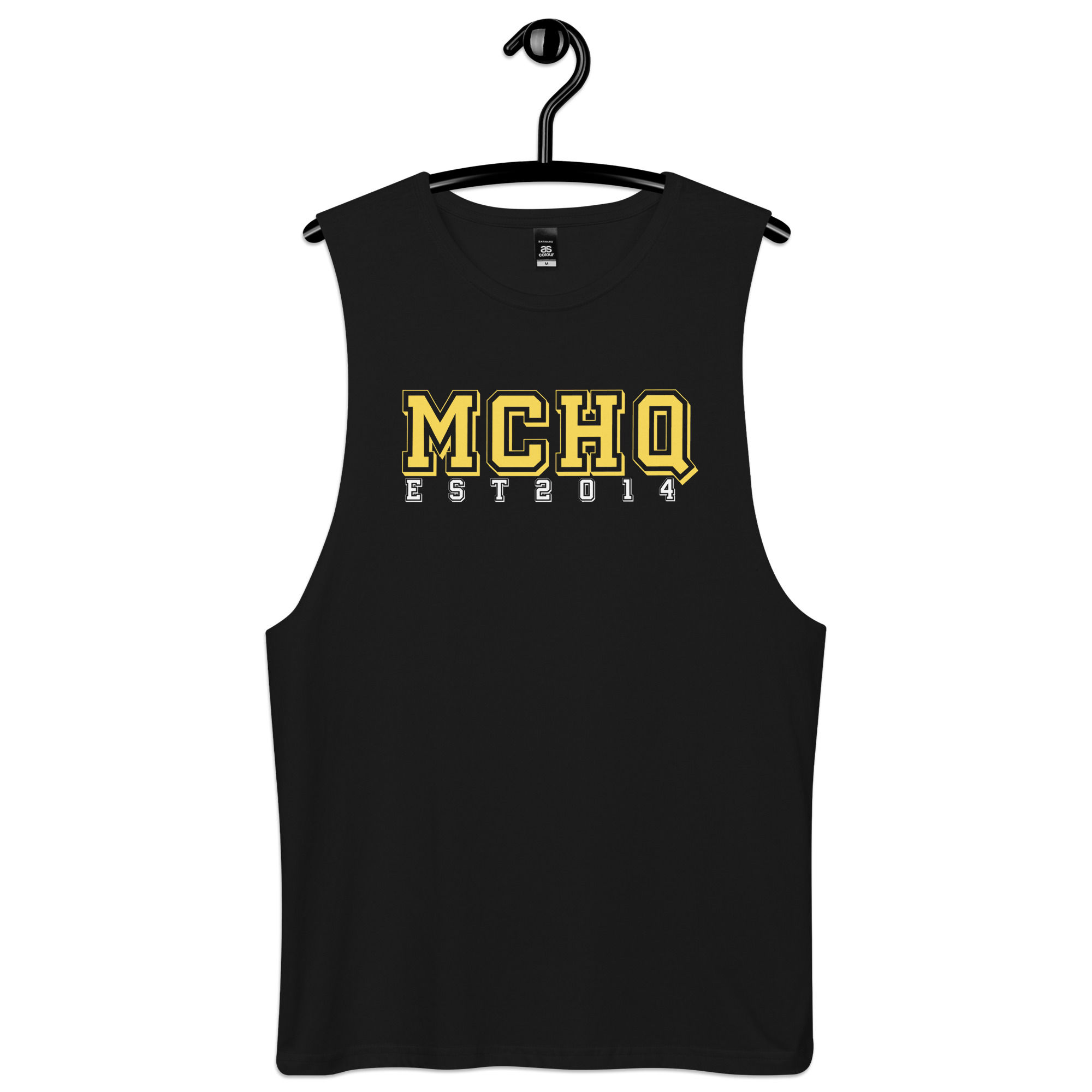 MCHQ "Yellow Logo" drop arm tank top