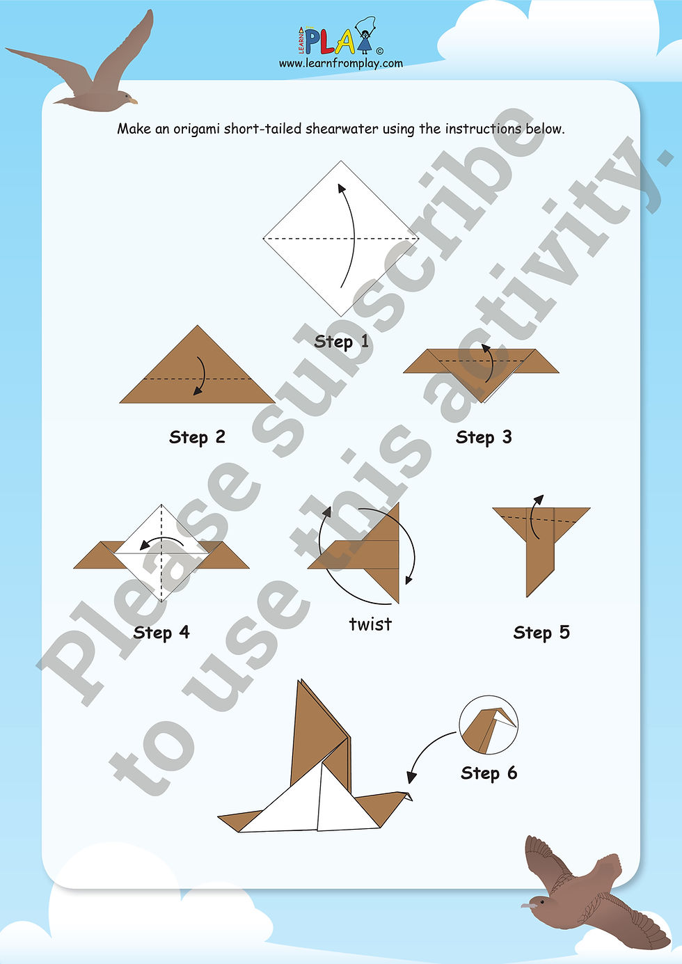 Windcatcher - Bird Origami