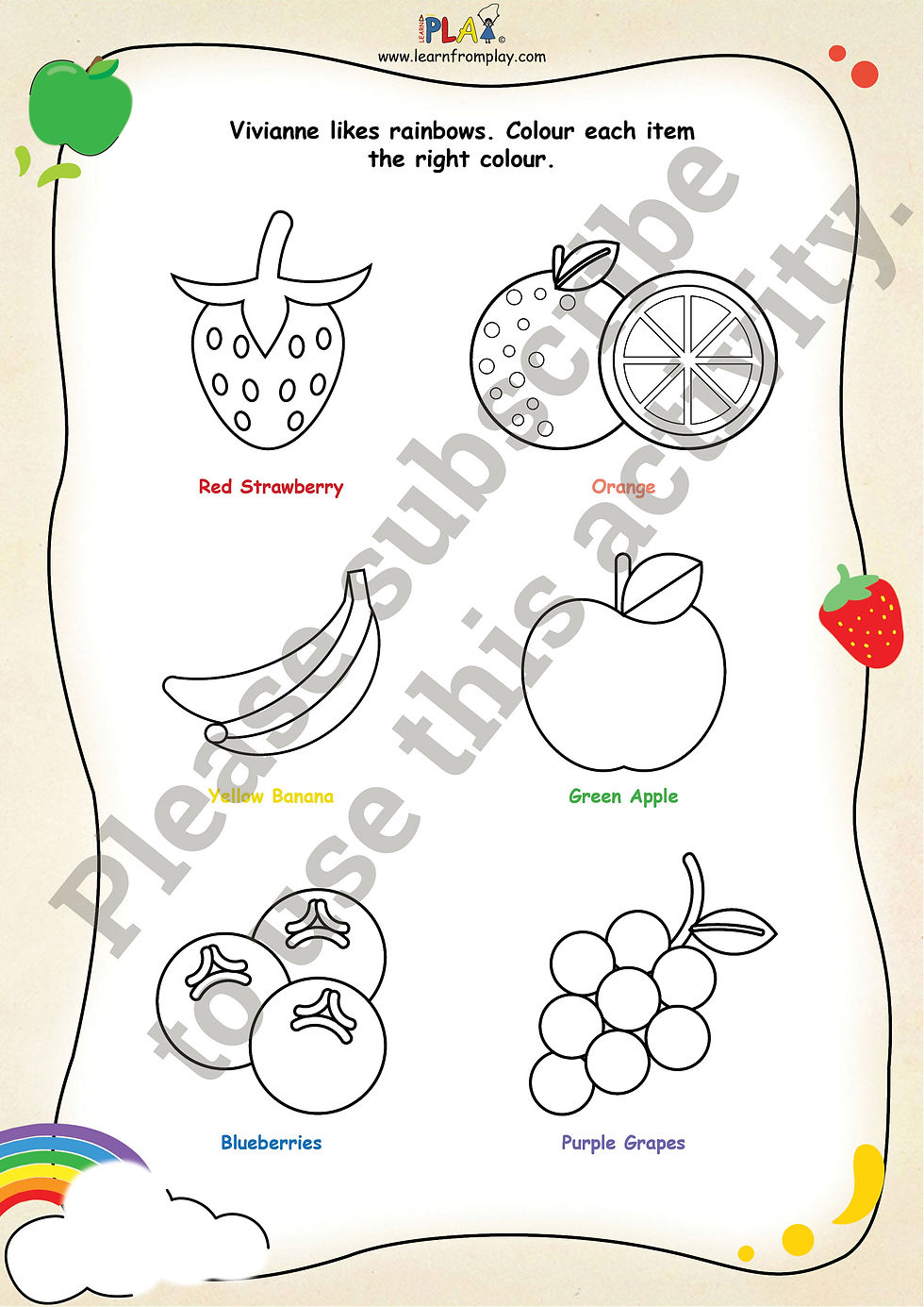 A Friend for Henry - Colouring