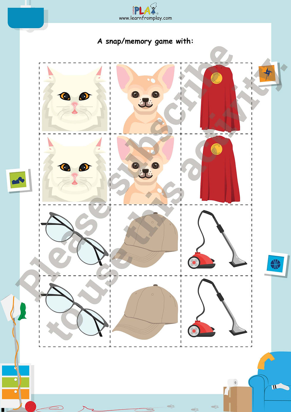 Cat and Dog - Snap and Memory Game