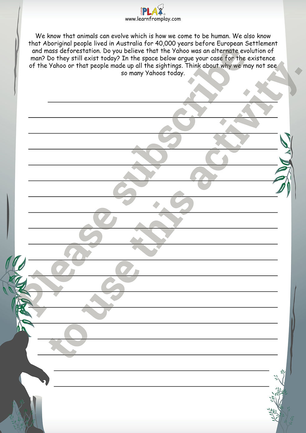 Yahoo Creek - An Australian Mystery - The Existence of the Yahoo