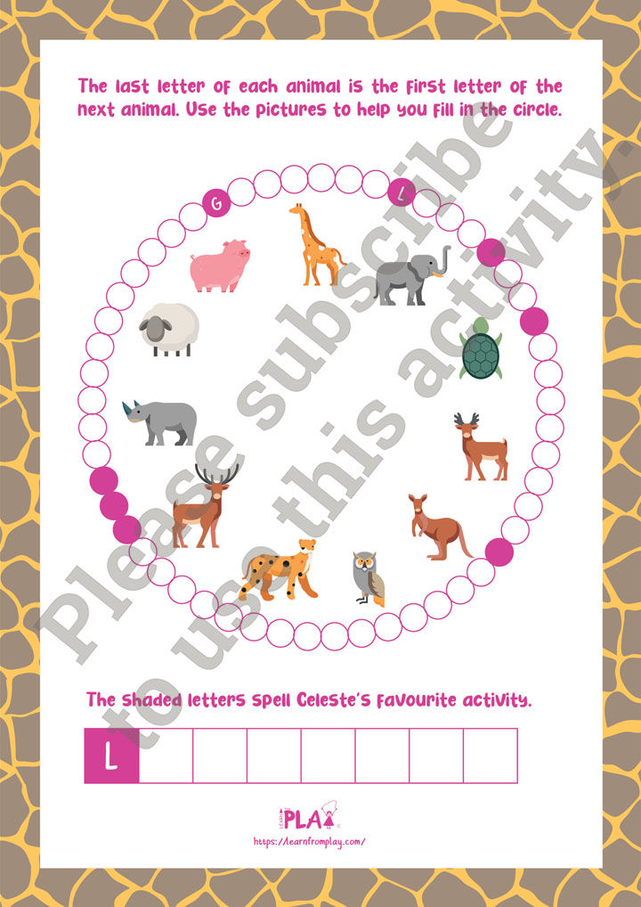 Celeste The Giraffe Loves to Laugh - Animal Circle