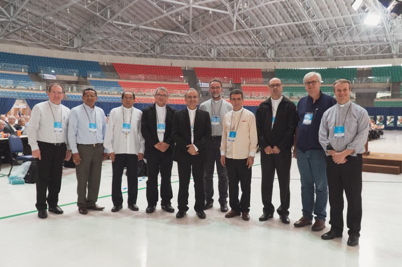 Da direita para a esquerda Monsenhor Darley José Kummer, novo bispo auxiliar da Arquidiocese de Porto Alegre.
