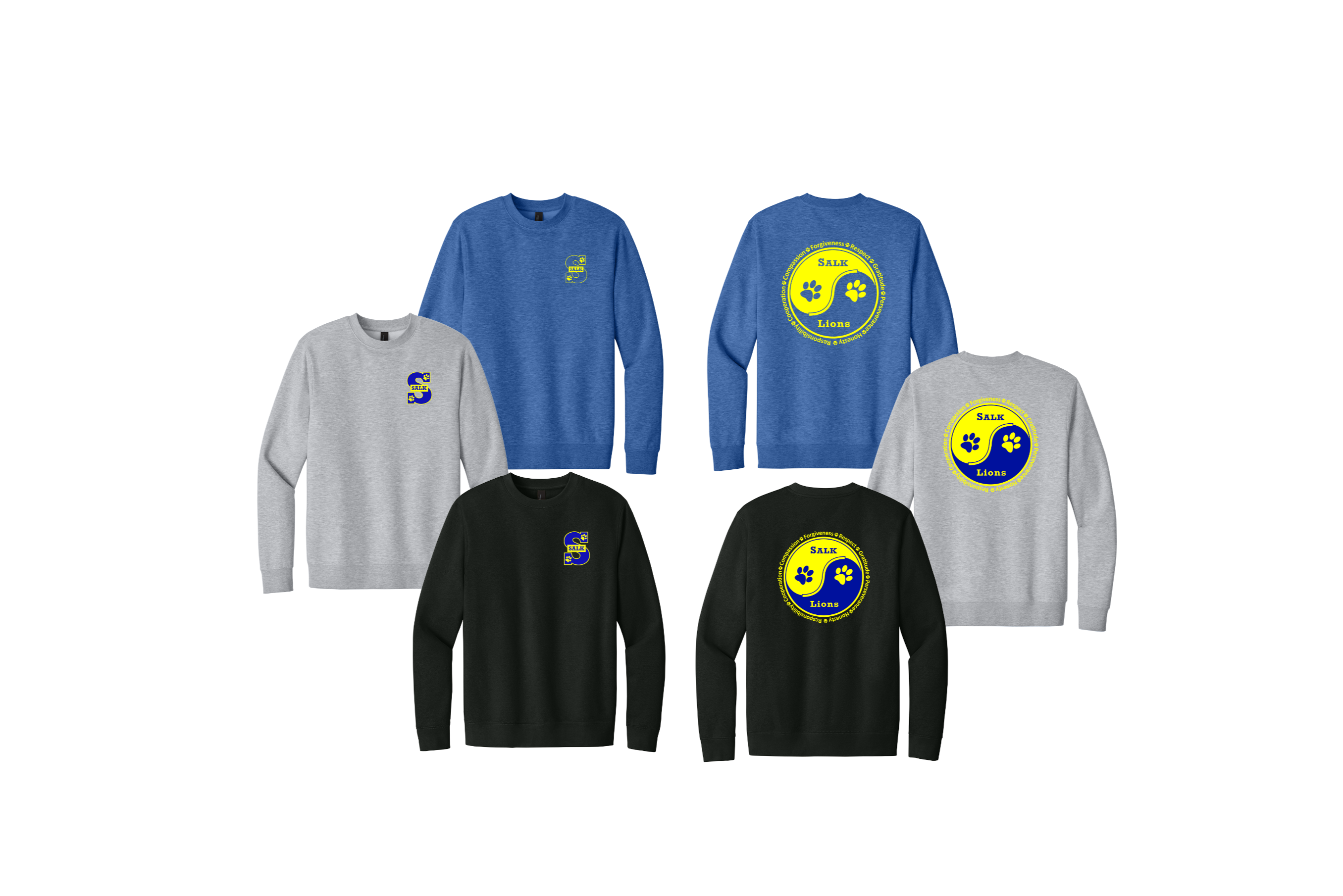 Salk Adult Crewneck Sweatshirt