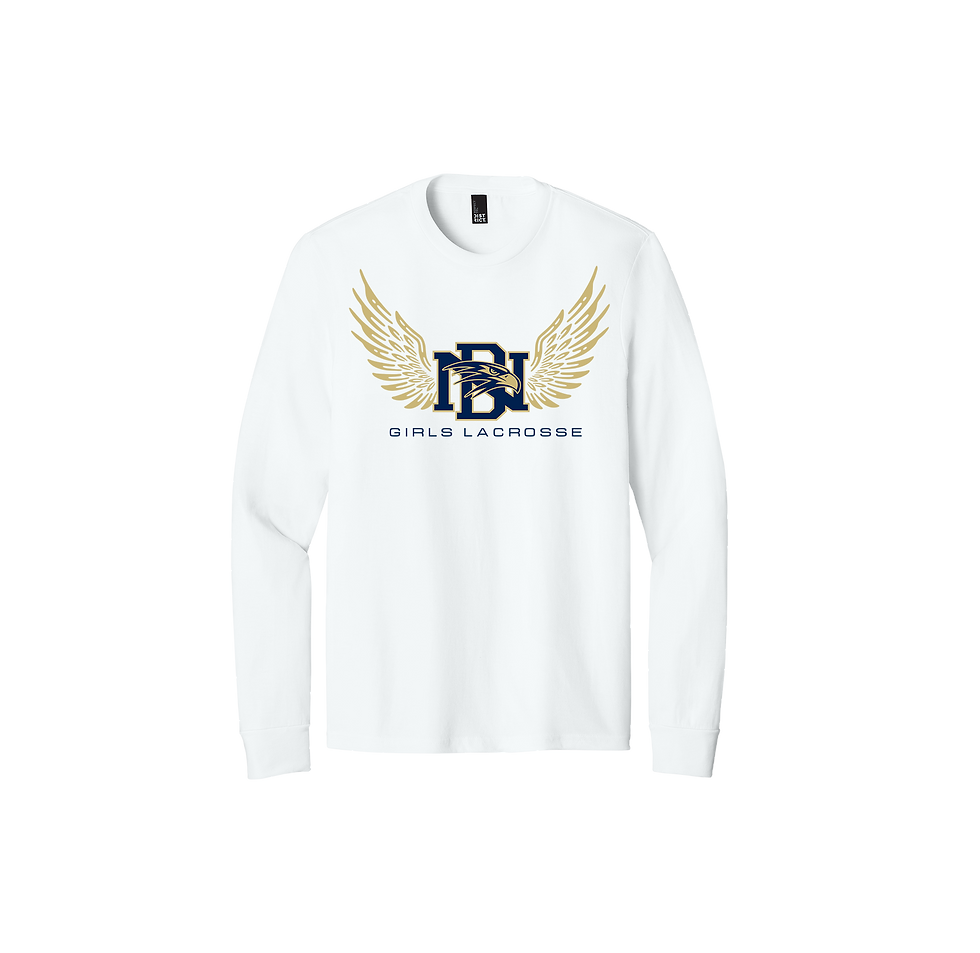Thumbnail: DN Girls LAX Adult Long Sleeve Wings Tee