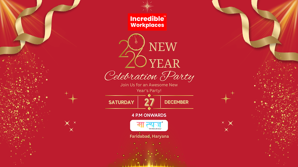 New Year Celebration 2026 by Incredible Workplaces™ and Matyaj!