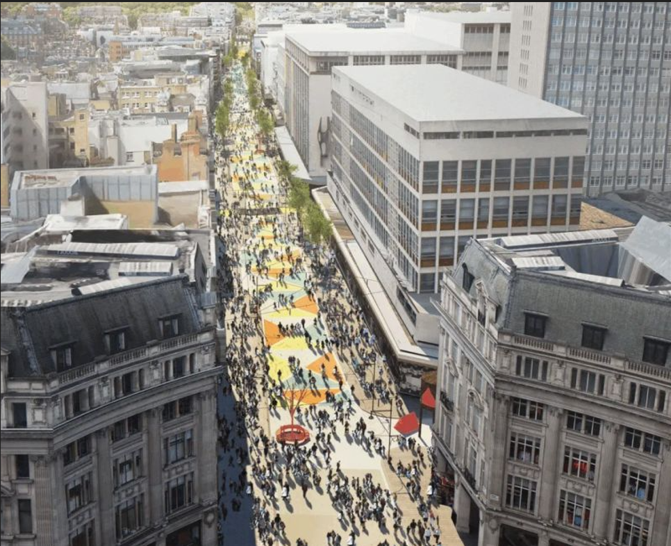 Design teams selected for Oxford Street regeneration