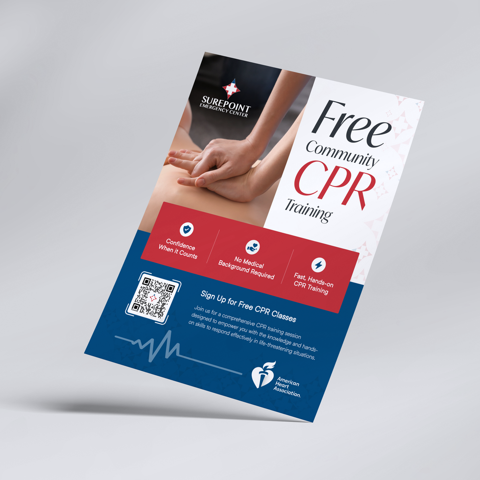 Surepoint CPR Flyer Mockup