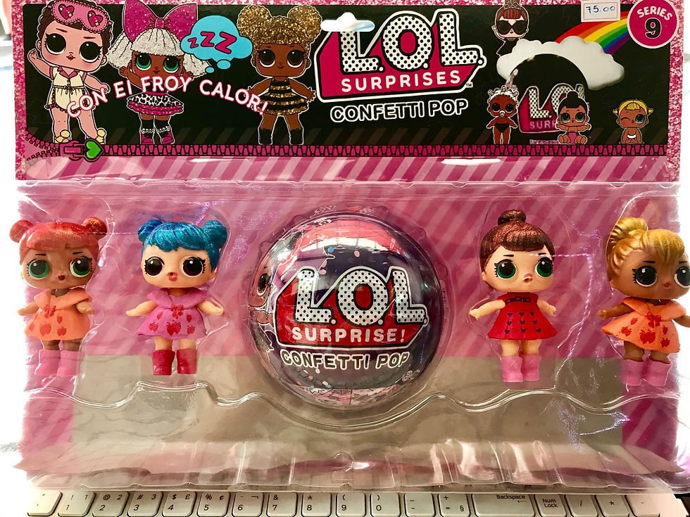 Miniatura: Kit Lol Com 4 Bonecas de 9 Cm C/ Gliter E Bola C/ 10 Surpresas