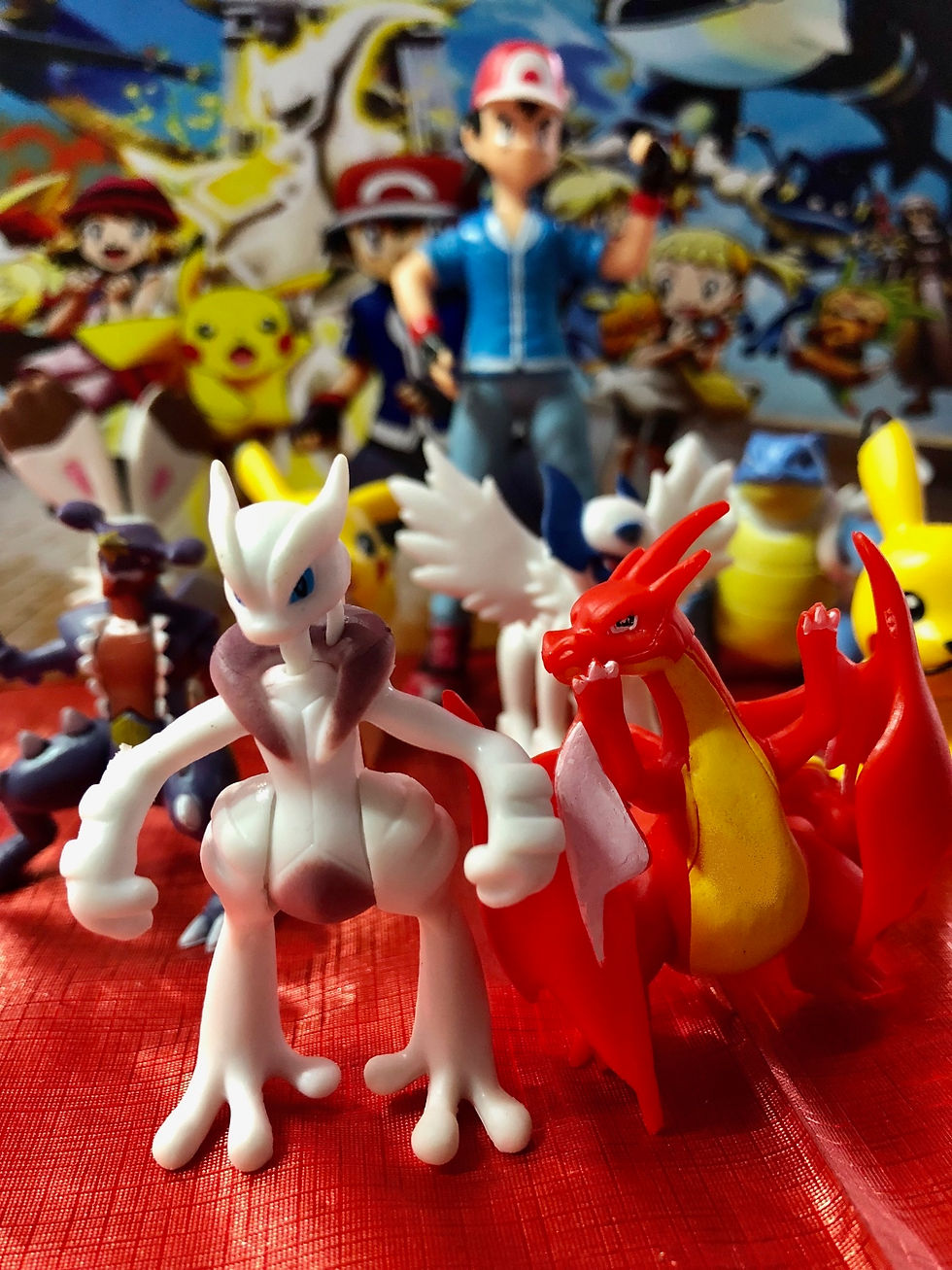 Miniatura: Kit Pokémon Ash + 8 Pokémons