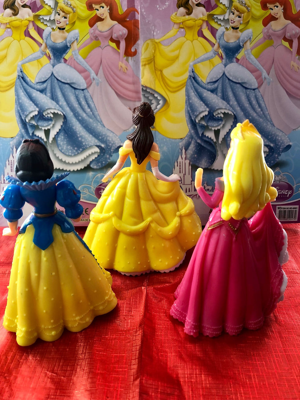 Miniatura: Princesas - Kit C/ 5 Bonecas de 12 a 15 cm