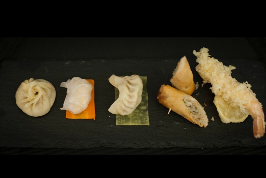 Arranged Food and Objects