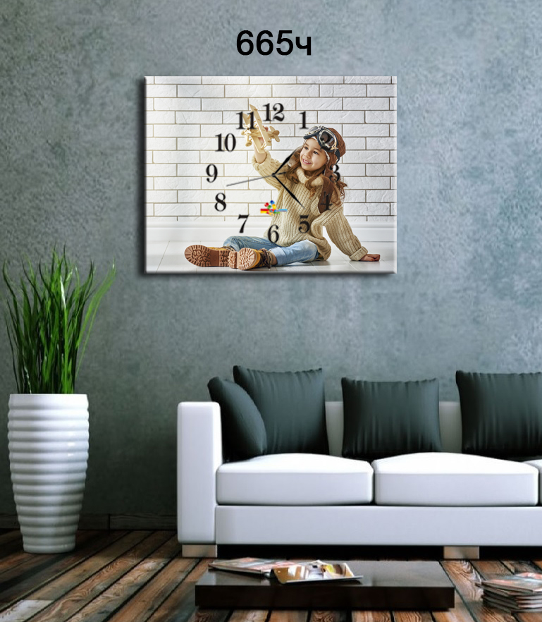 постер с часами