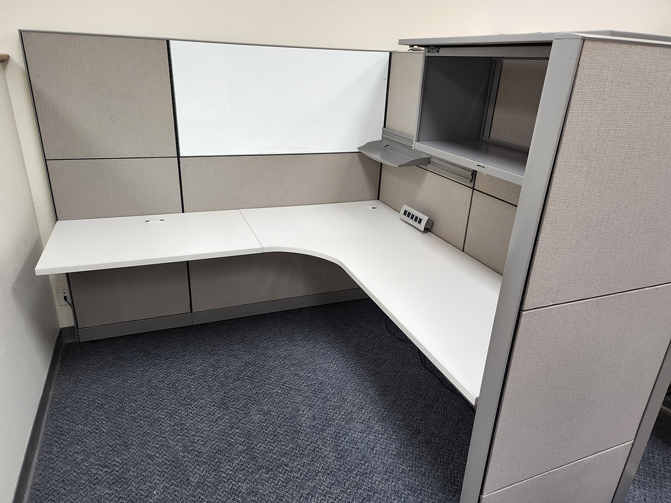 Thumbnail: Allsteel 6' x 6' All Gray Cubicle