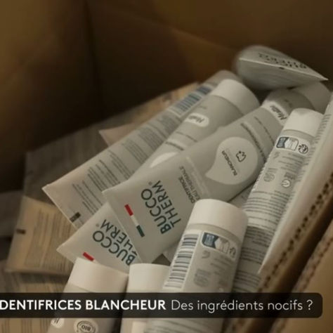 Buccotherm à l'honneur du reportage France 2 sur les dentifrices blancheur