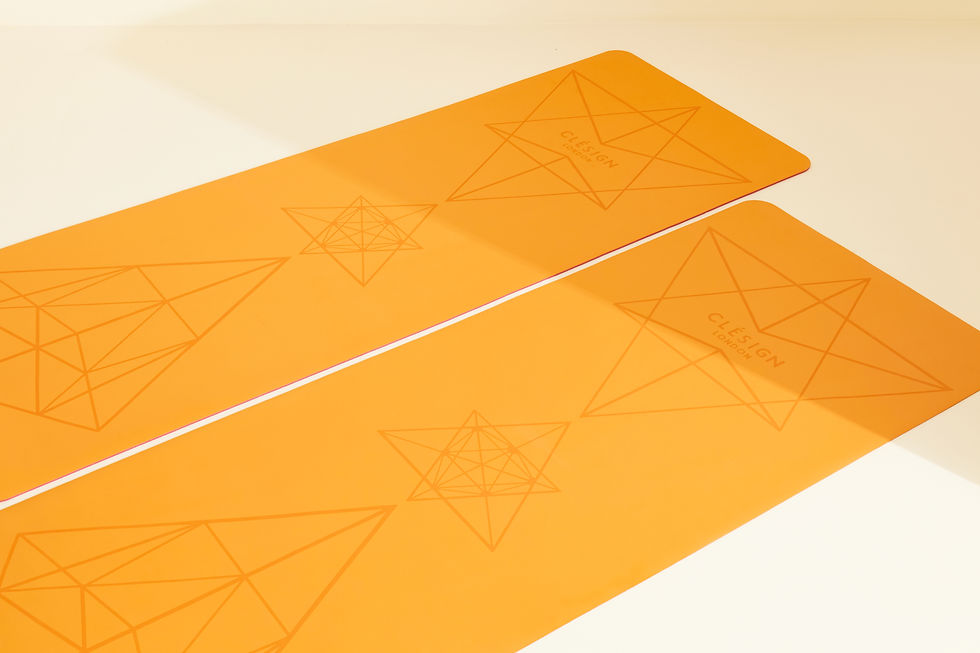 Thumbnail: CoCo Rubber Tech Aurora Mat -  Cadmium Yellow