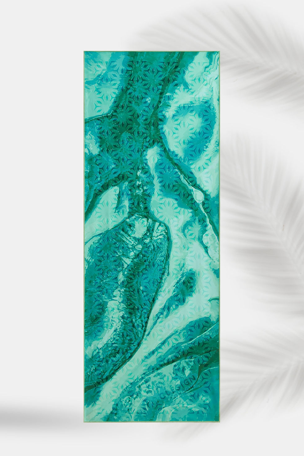 Thumbnail: Matrix Grip Yoga Towel - Emerald Lake