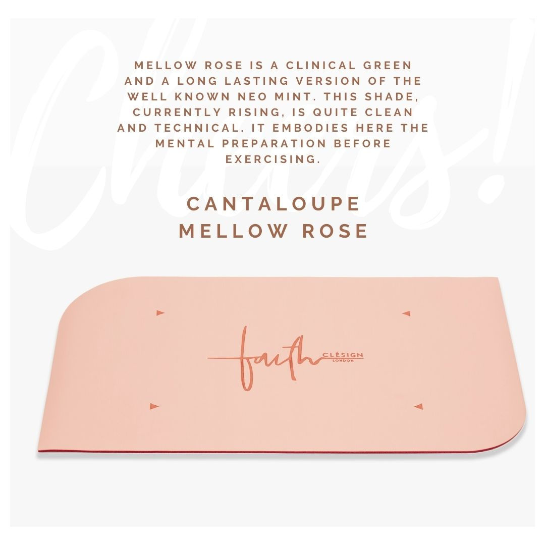 The Faith Hand Mat - Mellow CANTALOUPE