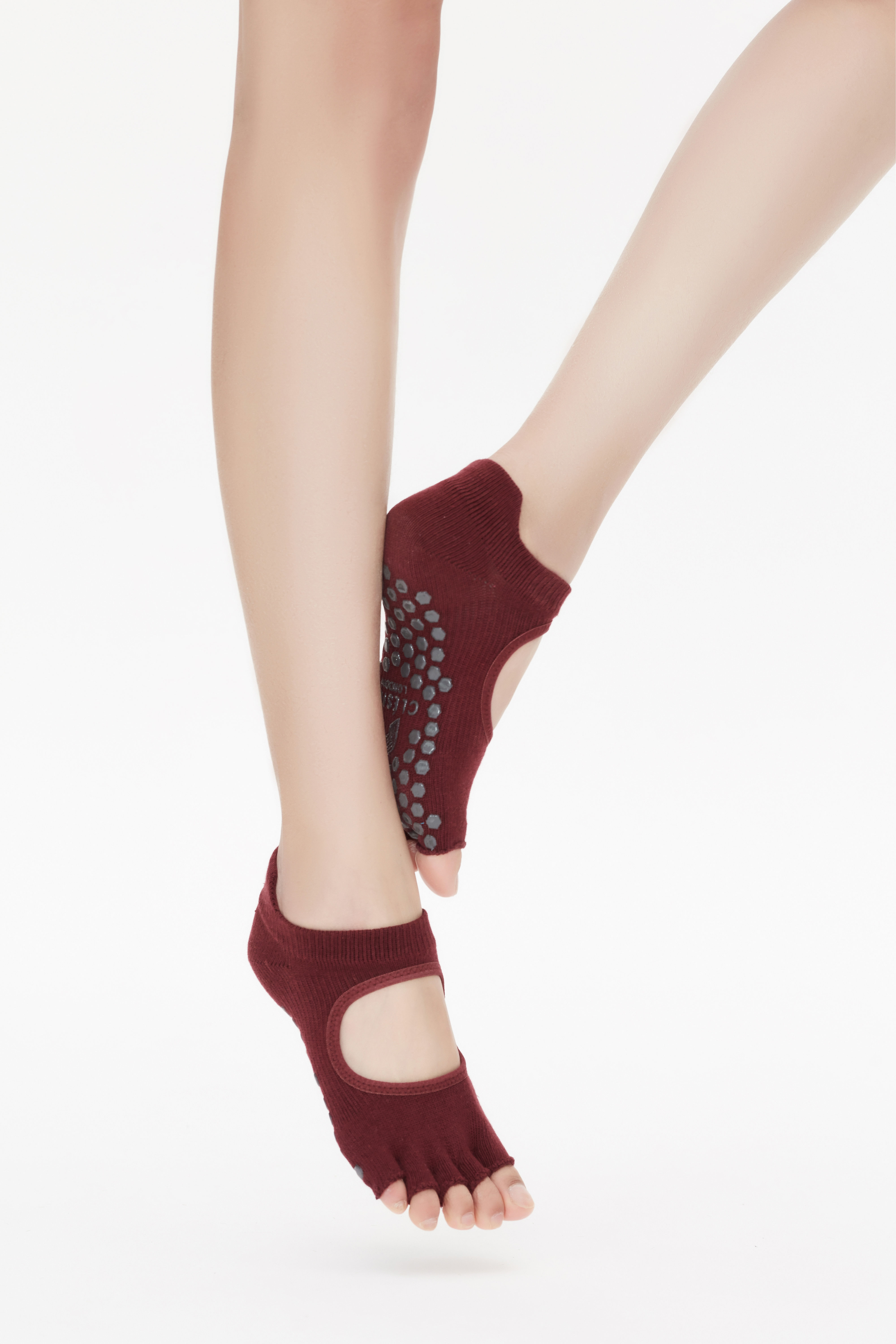 CLÉSIGN Half Toe Ruban Extreme Grip Socks