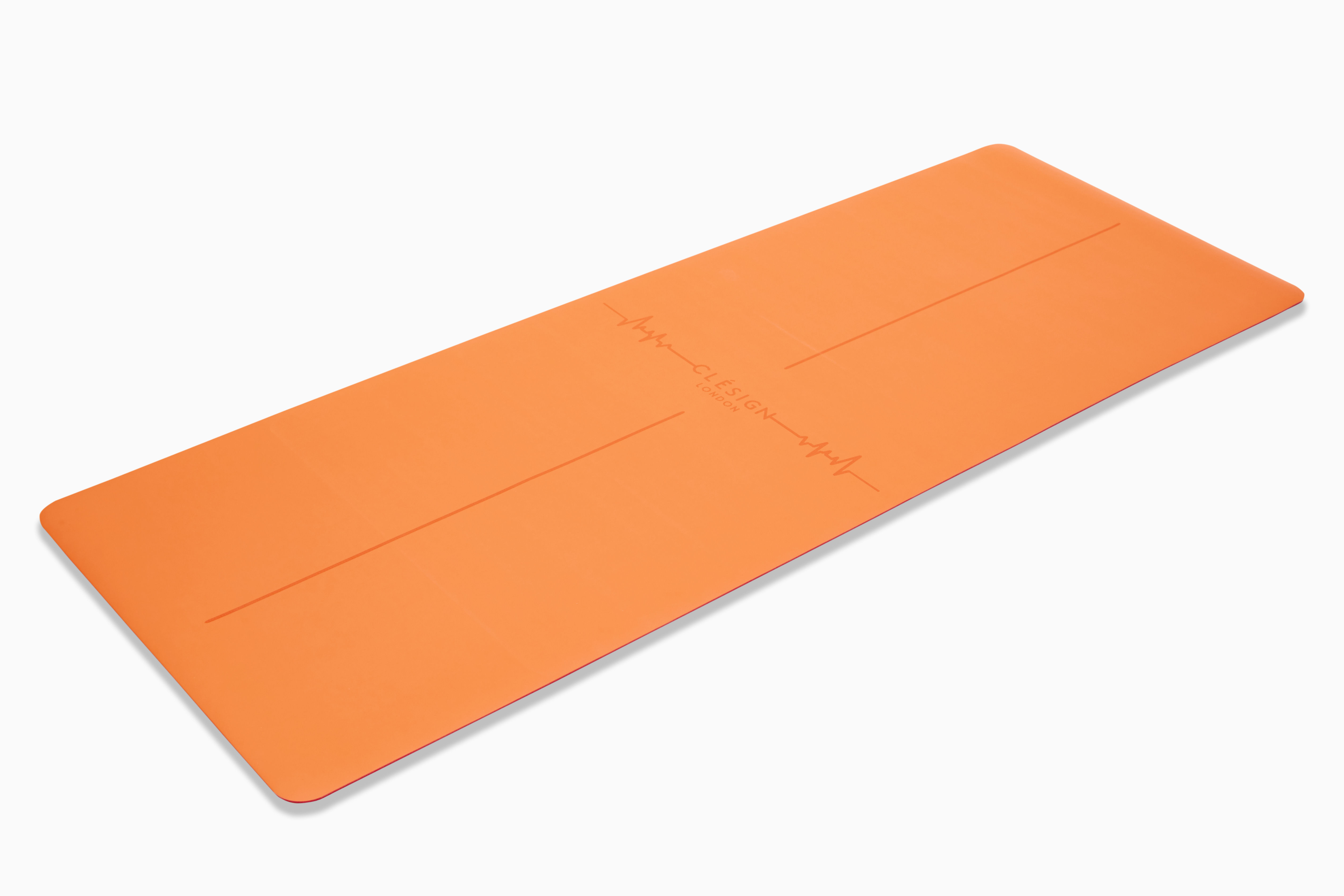 CoCo Rubber Tech Heartbeat Mat - Vibrant Orange
