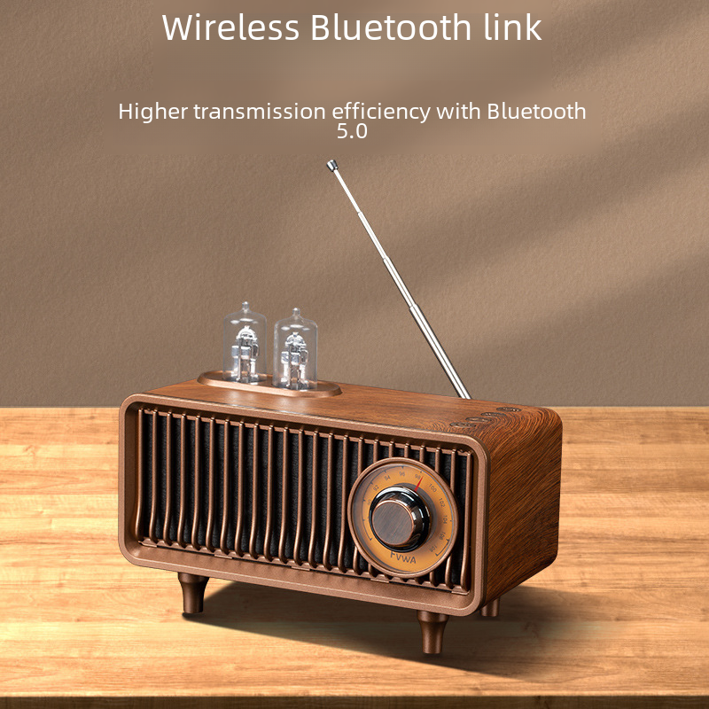 Thumbnail: AS19 Retro Bluetooth Speaker with FM Radio and Bass