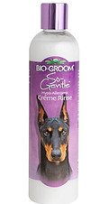 Bio-Groom So-Gentle Hypoallergenic Conditioner bottle with dog illustration.