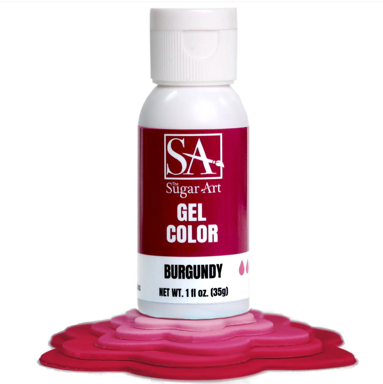 Burgundy Gel Food Color 2.0