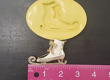 Vintage Ice Skate Mold - For Fondant, Chocolate, and Clay