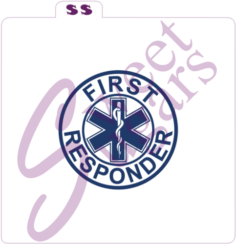 First Responder Insignia Silkscreen Stencil | Sweet Sugars