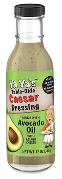 Table-Side Caesar Dressing made with Avocado Oil 12 Fluid Ounces |  yayasdressing