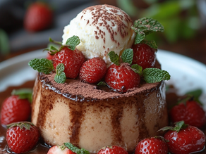 Coffee Pudding Cake using Lavazza Super Crema