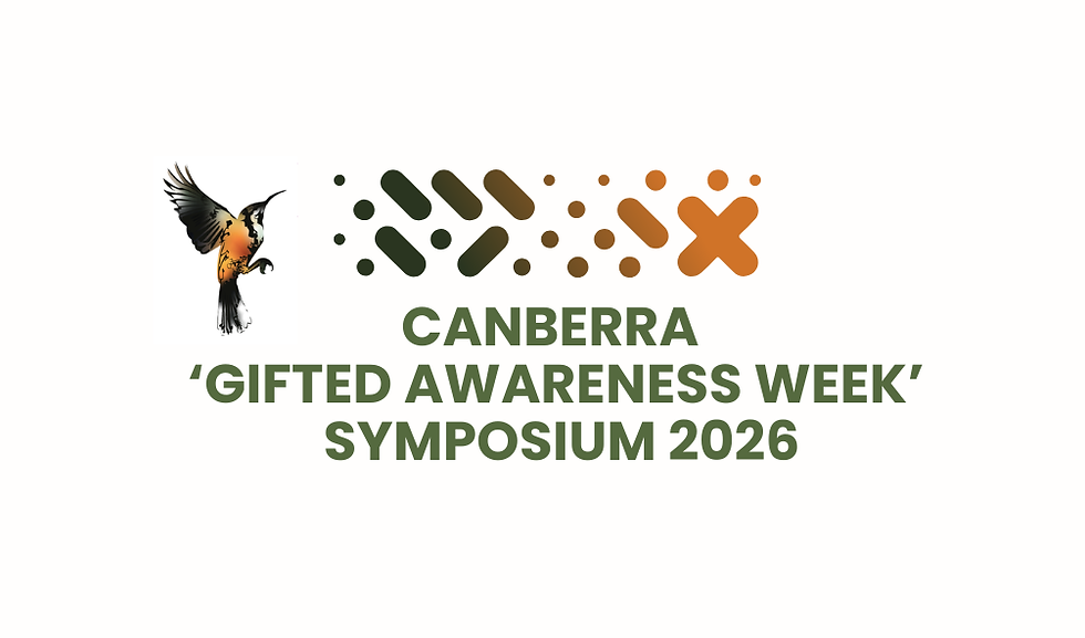Canberra 'Gifted Awareness Week' Symposium 2026