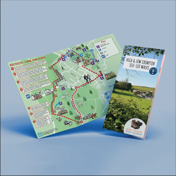 walking leaflet high crompton